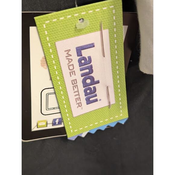 Landau, Maternity XS 4 pocket front snap closure warm-up scrub jacket - Picture 7 of 8